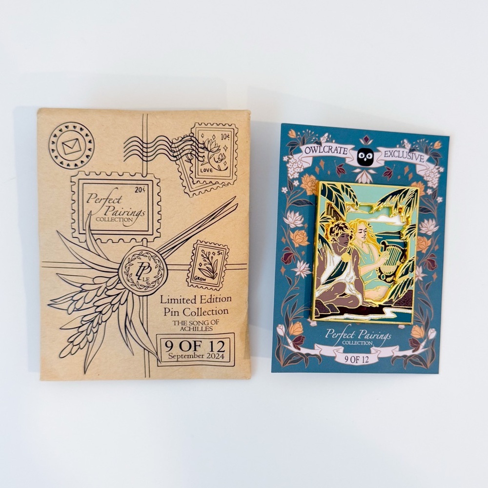 Owlcrate Perfect Pairings Enamel Pin - The Song of Achilles